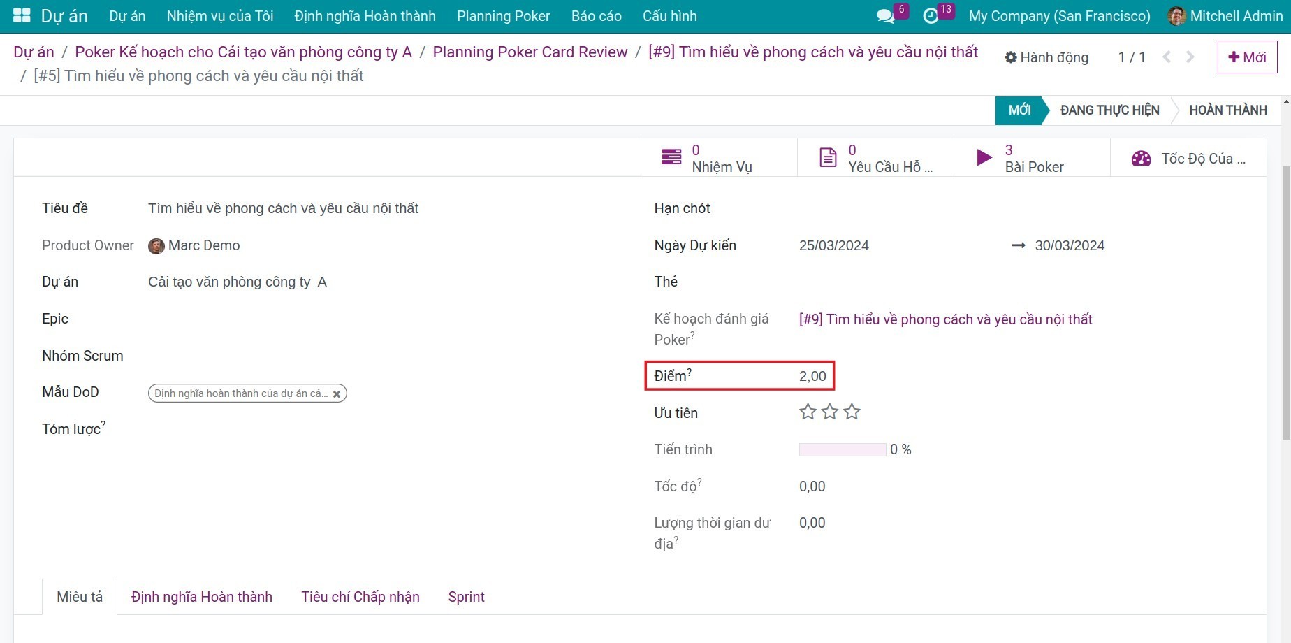 US Point tự động cập nhật