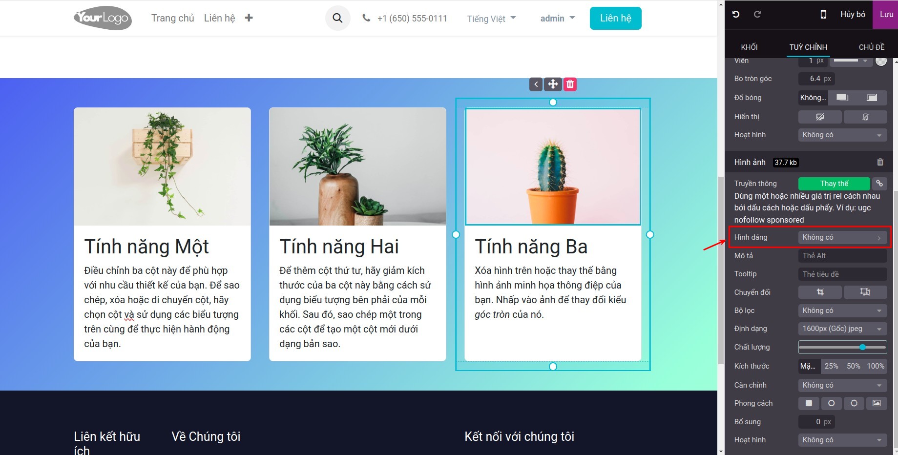 Hình dáng