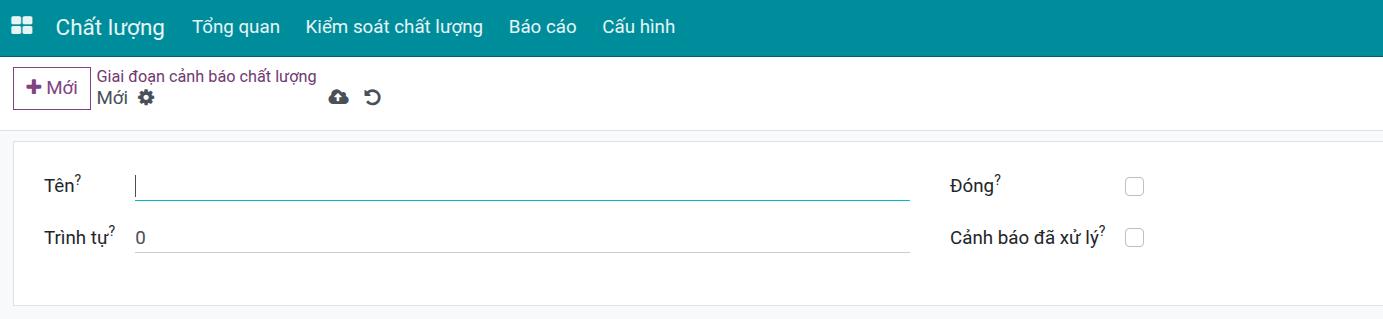 Giai đoạn cảnh báo chất lượng