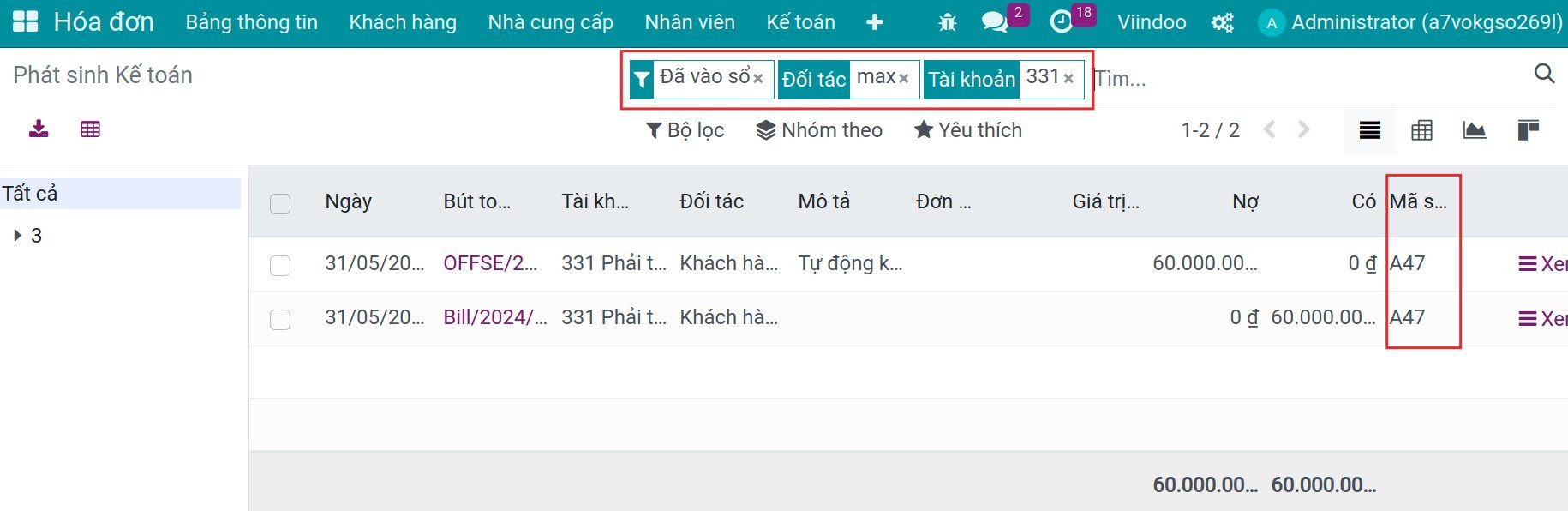 Đối soát tài khoản nguồn
