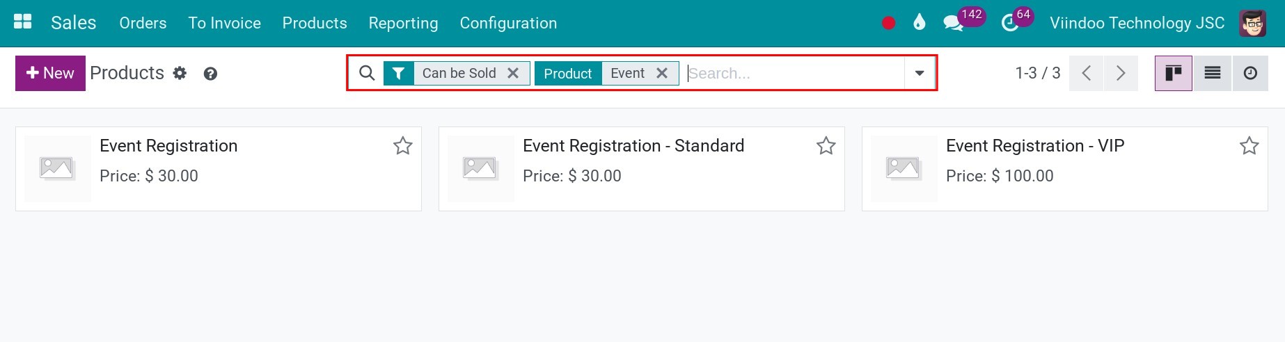 product by default