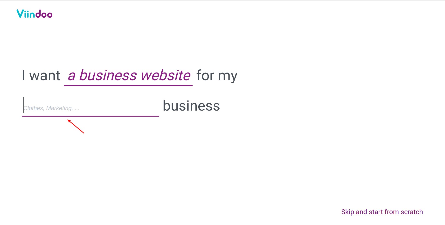 Define website business and purpose - 2