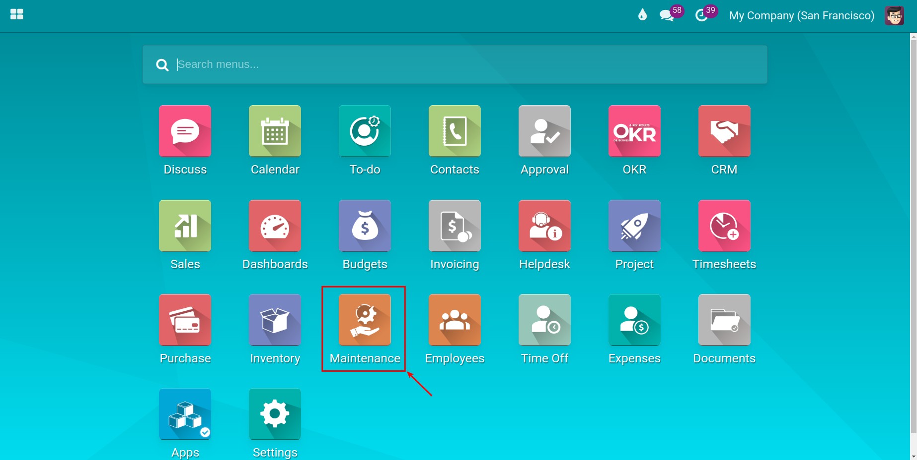Maintenance app general information