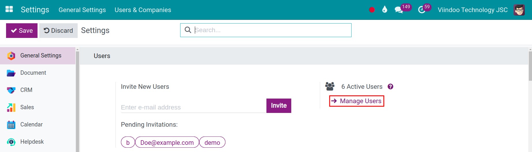Manage Users