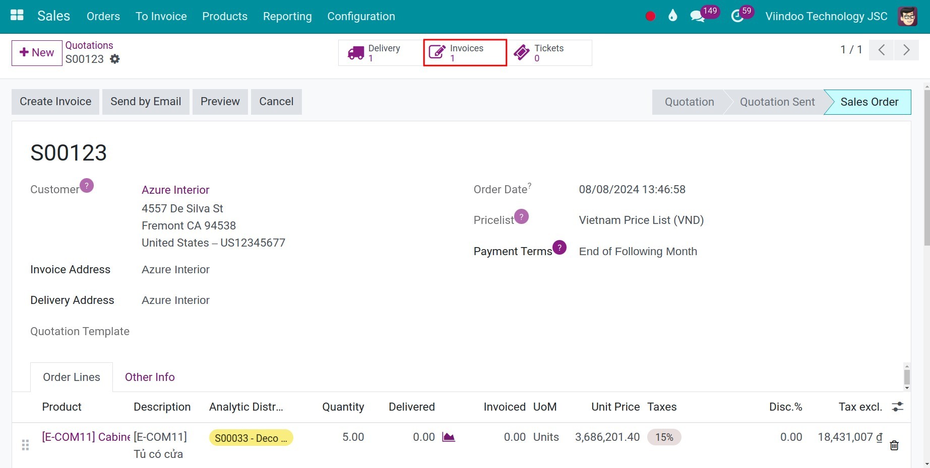 convert to sale order