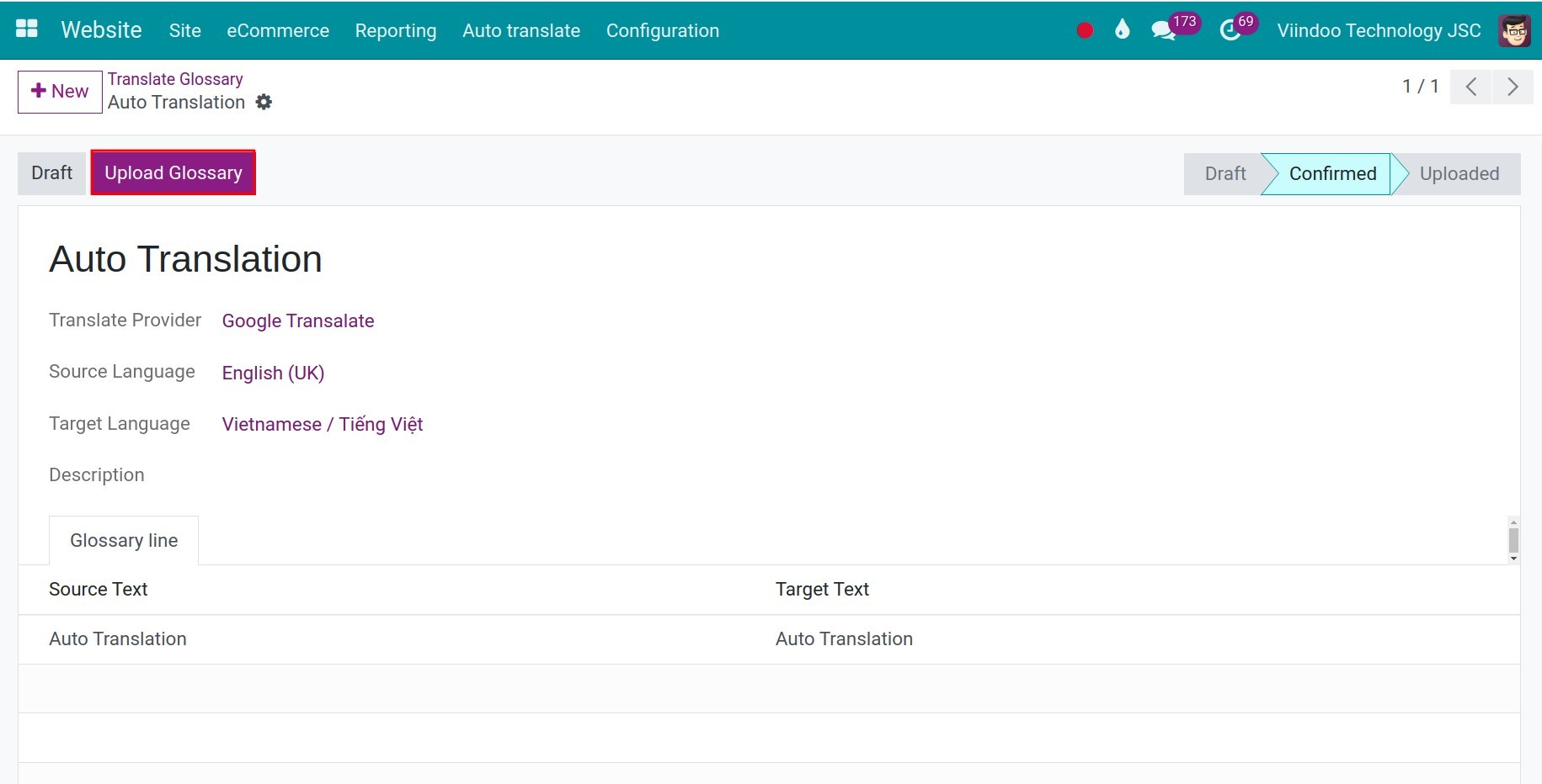 Create Glossary