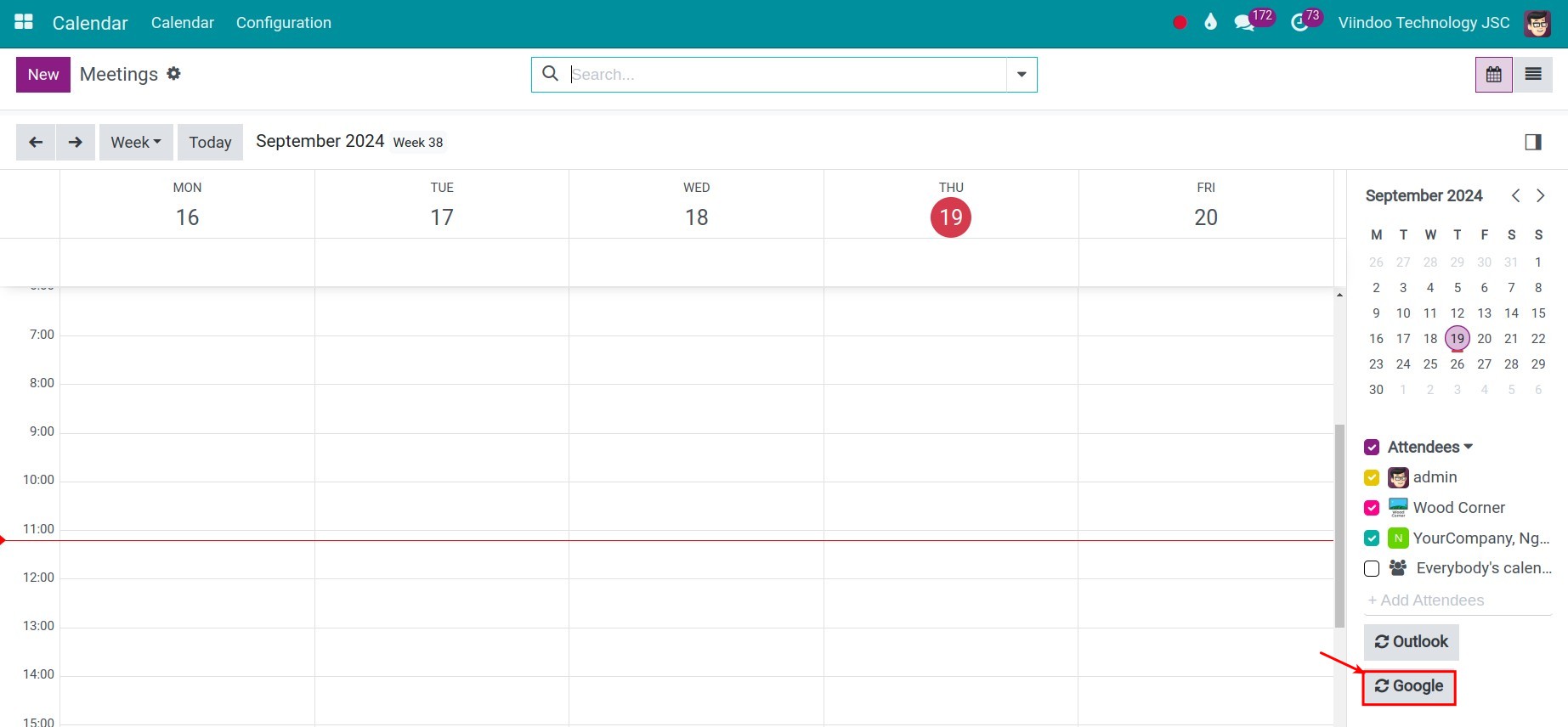 Enter the Gmail Credentials data