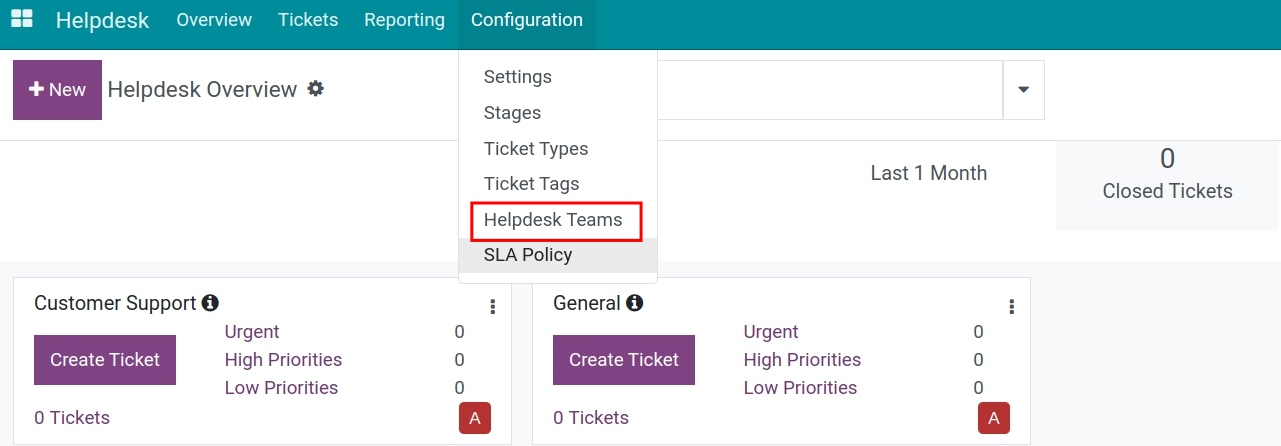 Set up a helpdesk team Helpdesk Viindoo