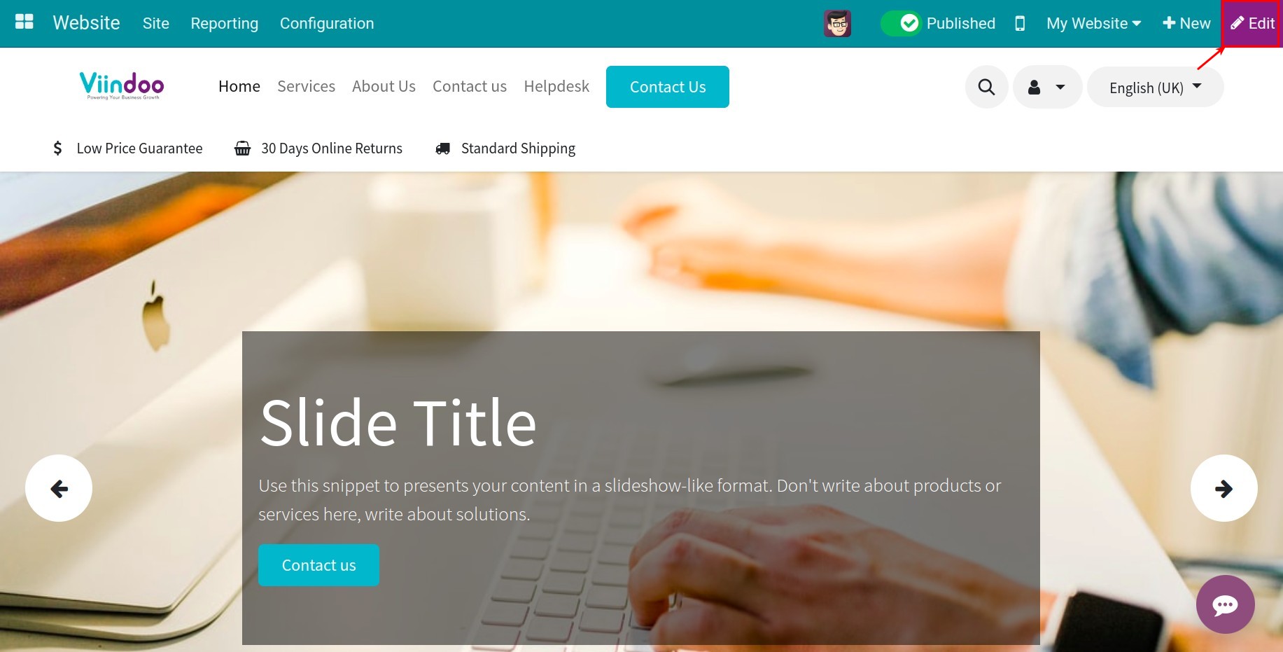 website is successfully built