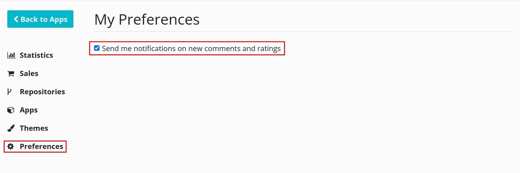Customer rating notification