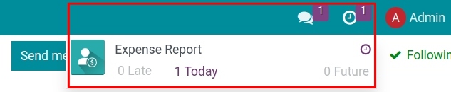 Manage the approval information