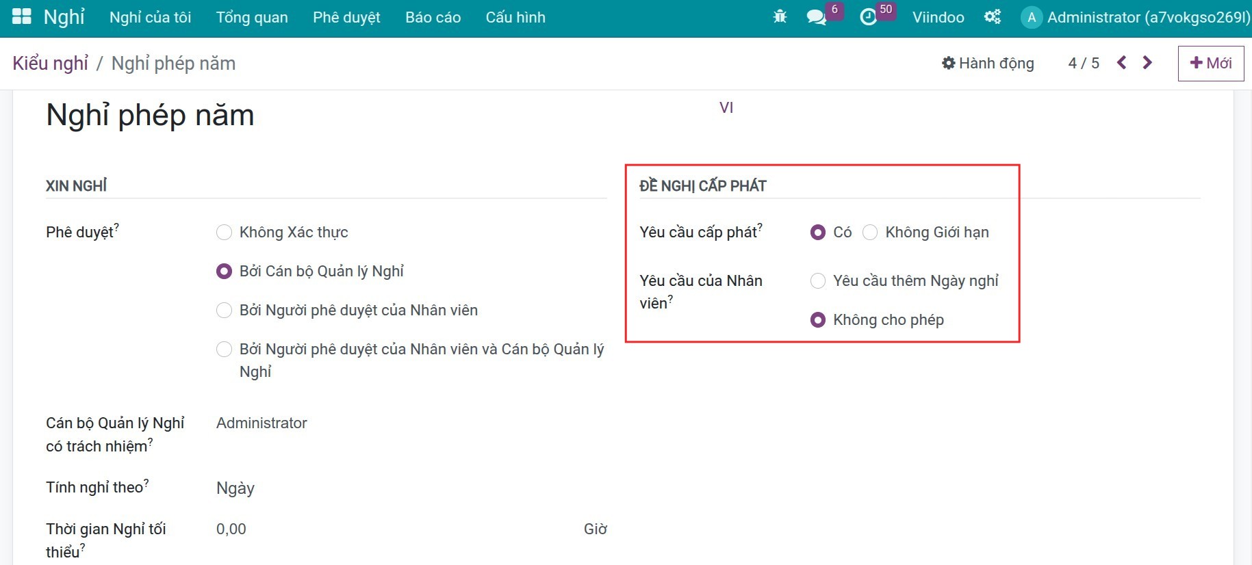 time off types