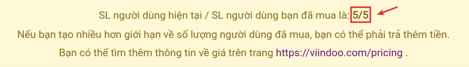 số lượng tài khoản nhỏ hơn hoặc bằng số lượng trên đơn bán
