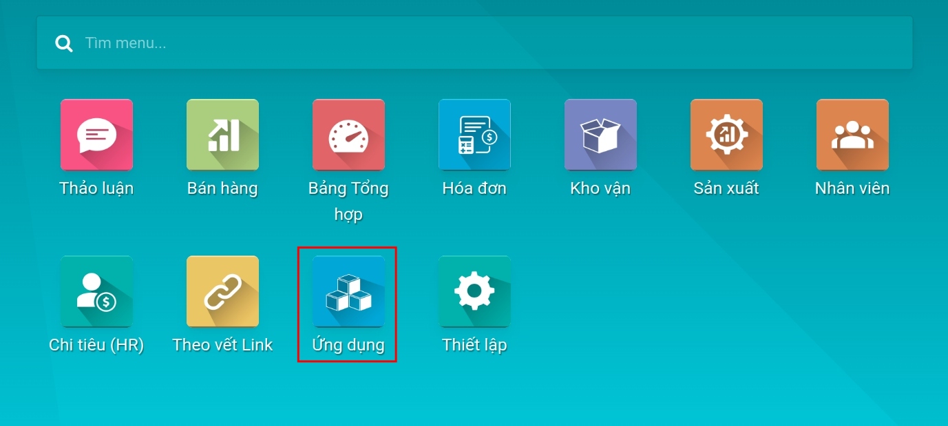 Ứng dụng trong phần mềm ERP Viindoo