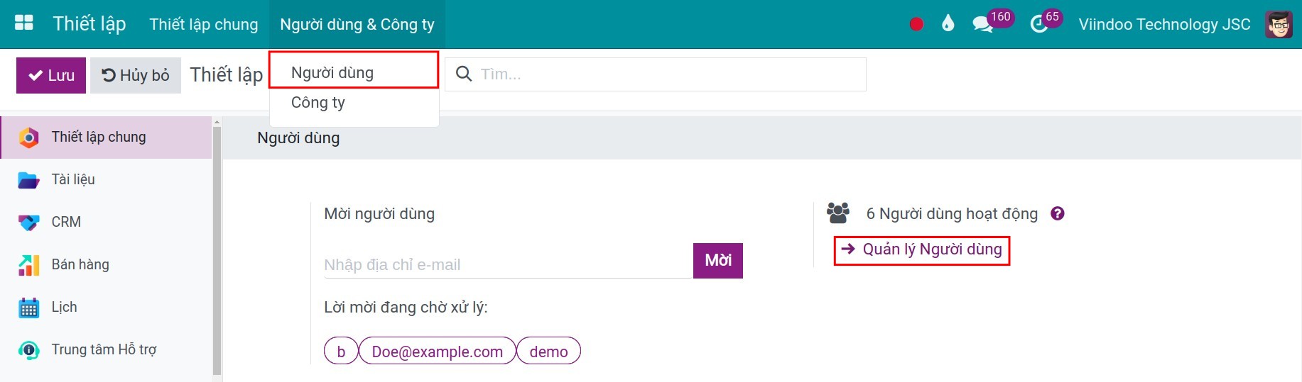 Thiết lập phân quyền cho người dùng ứng dụng Social Marketing