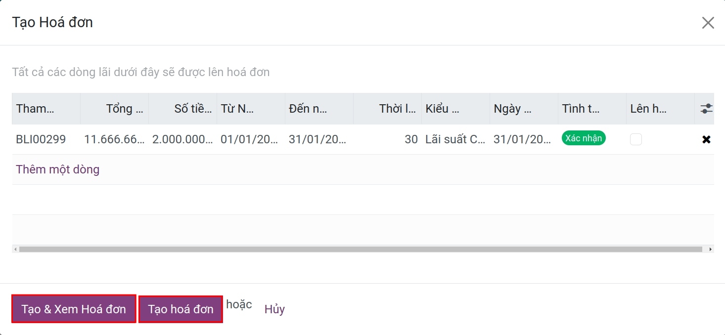 tao va xem hoa don