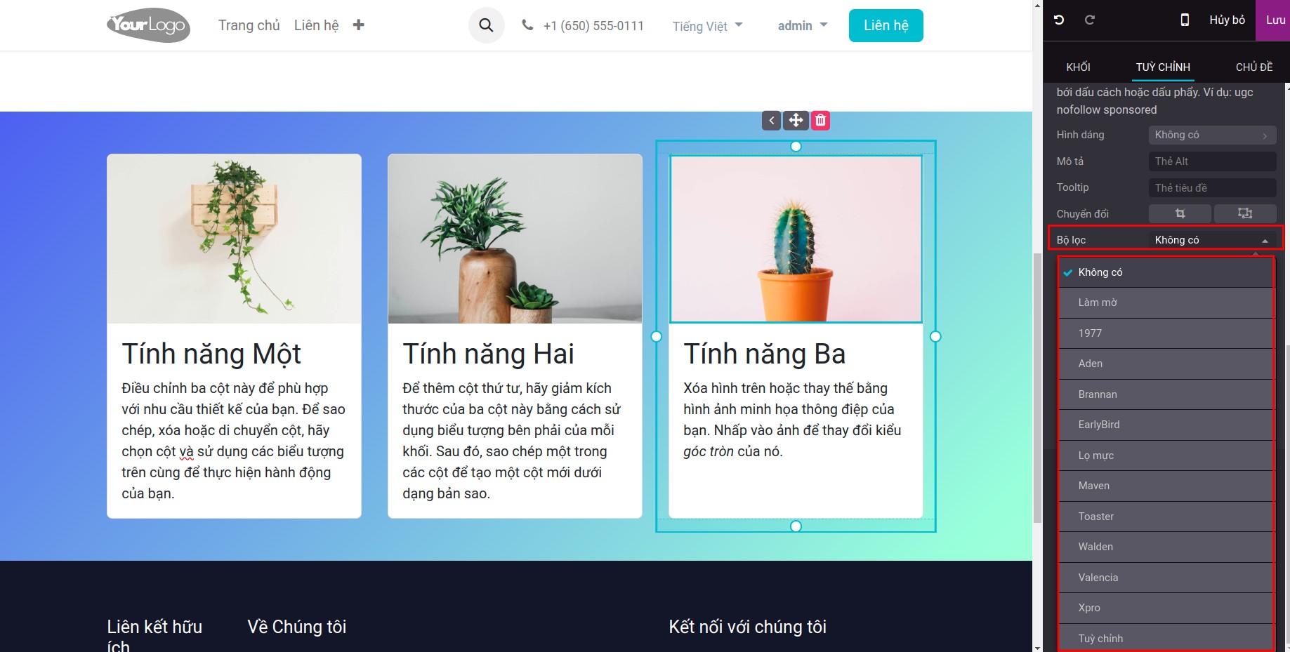 Bộ lọc hình ảnh