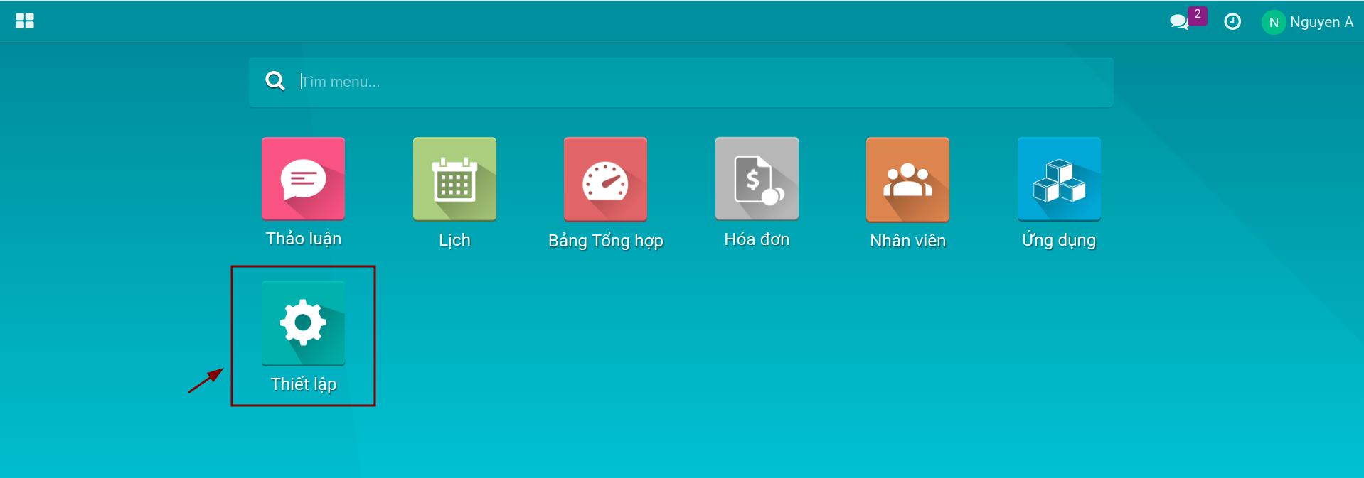 Thiết lập