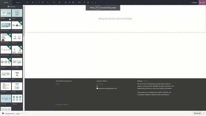 Odoo • Văn bản và hình ảnh