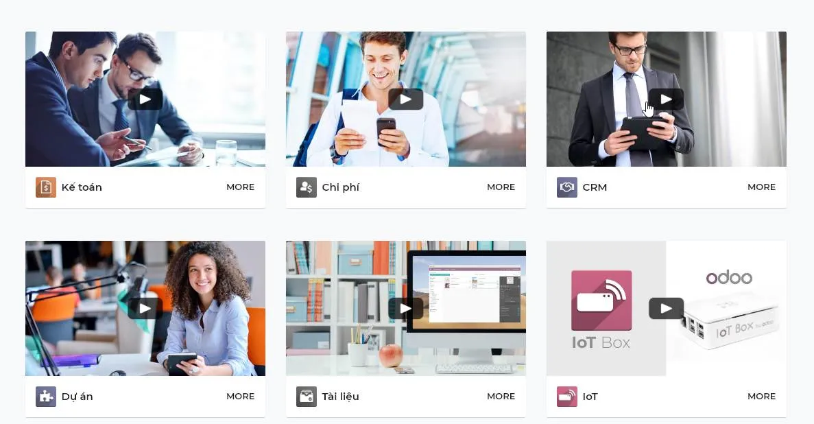 Odoo • Văn bản và hình ảnh
