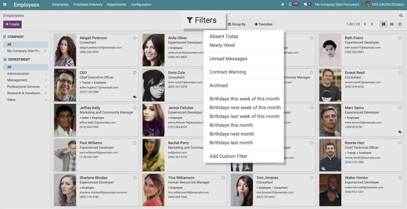 viindoo-search-filter-in-employees-application